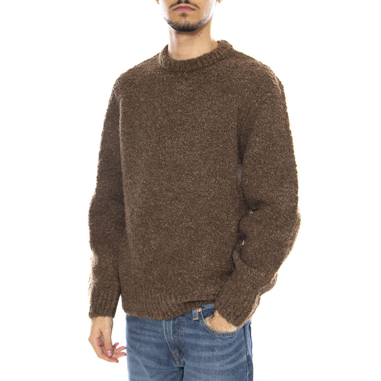 Dun Textured Sweater Taupe -- Maglione Uomo Marrone I034134. 3FC.67 EDWIN 