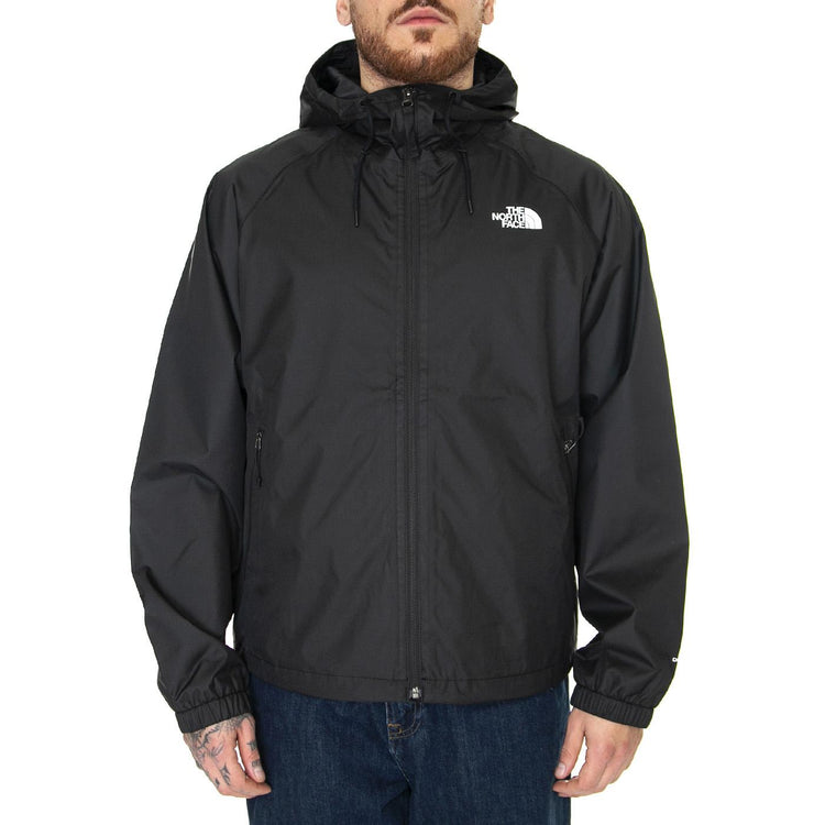 M Tnf Rain Hoodie Tnf Black - Giacca con Cappuccio Uomo Nera NF0A7ZXYJK31  THE NORTH FACE 