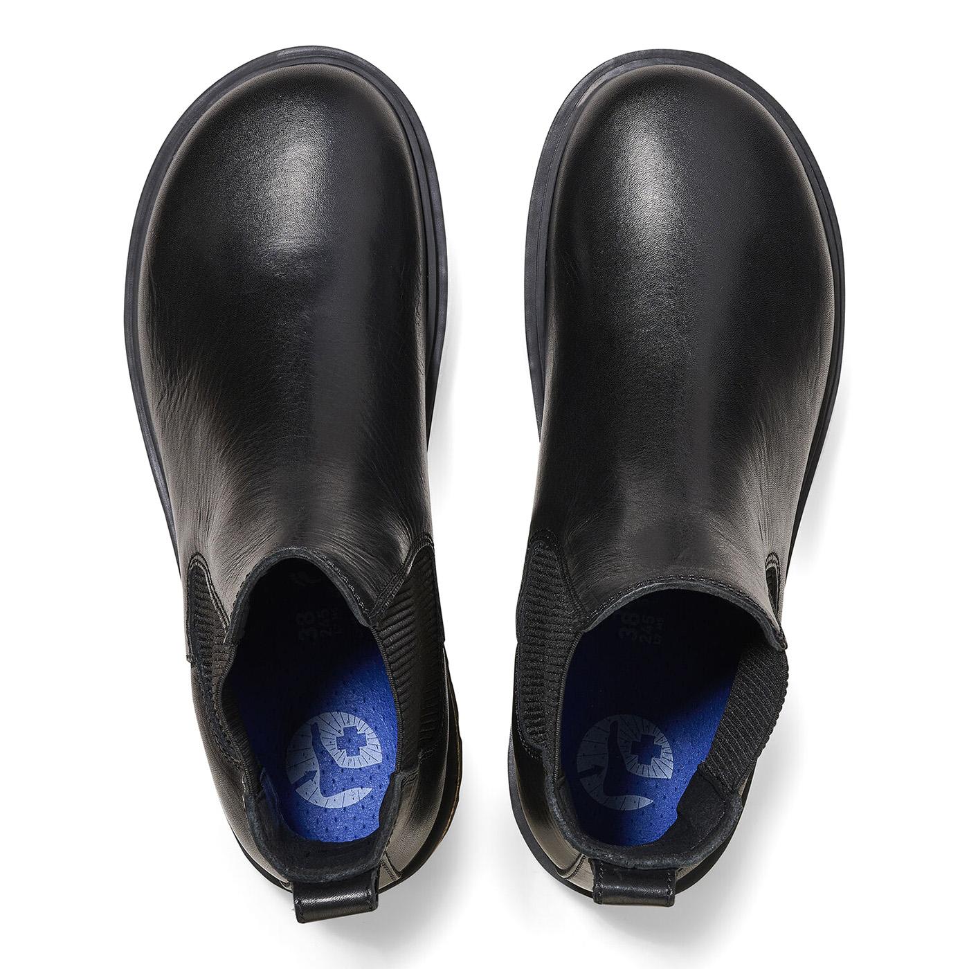 Highwood Slip On Women Black Natural Leather Boots - Stivaletti Donna Neri 1025781 . BIRKENSTOCK 