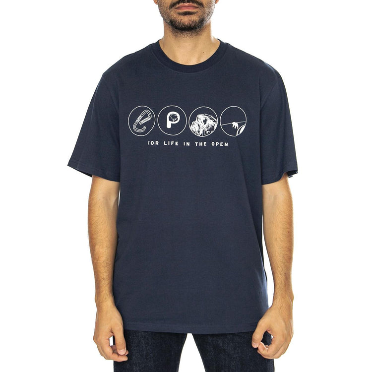 Multi Symbols T-Shirt Navy Blazer - Maglietta Girocollo Uomo Blu PFD0332-203  PENFIELD 