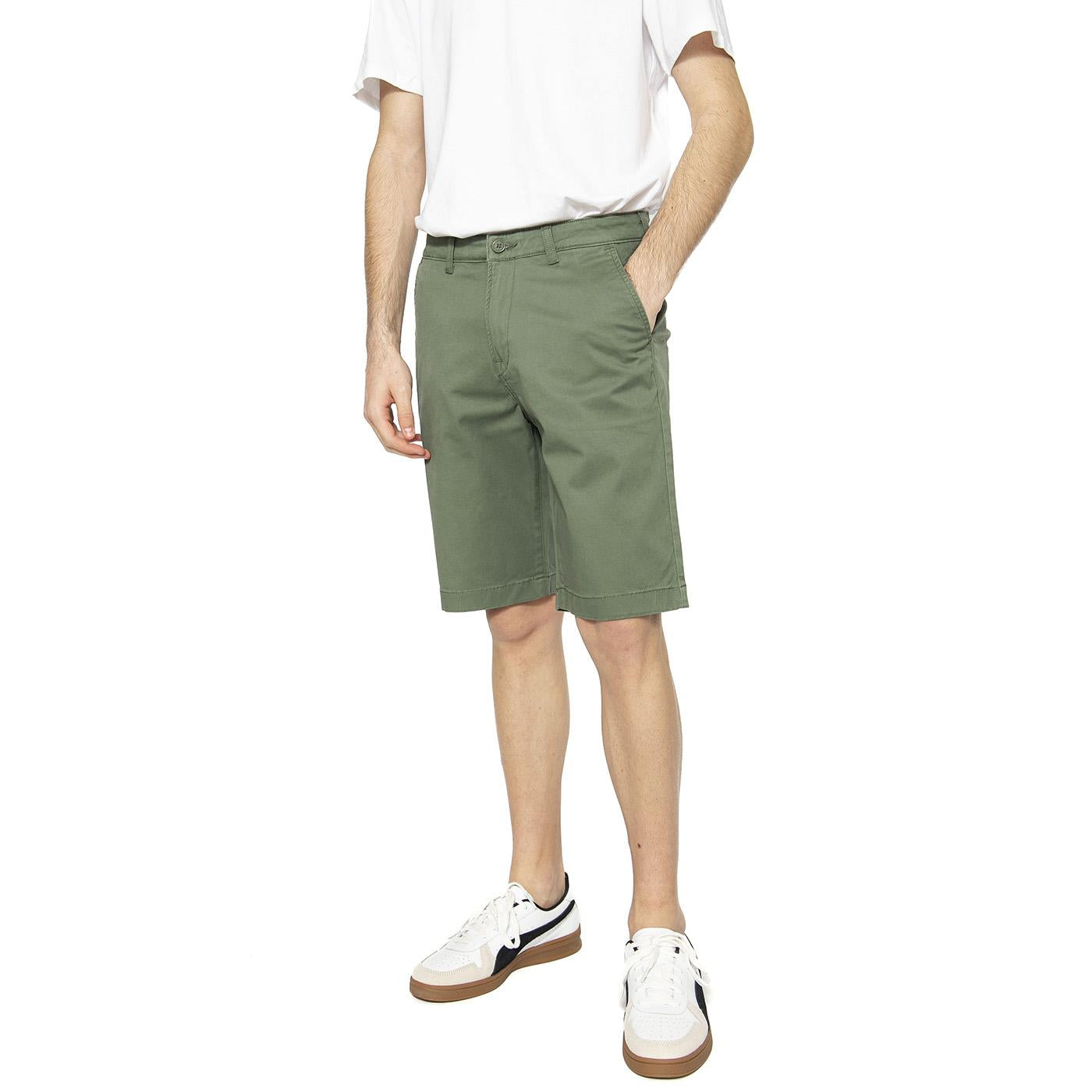 Regular Chino Short Olive Grove - Bermuda Uomo Verdi 112351272  LEE 