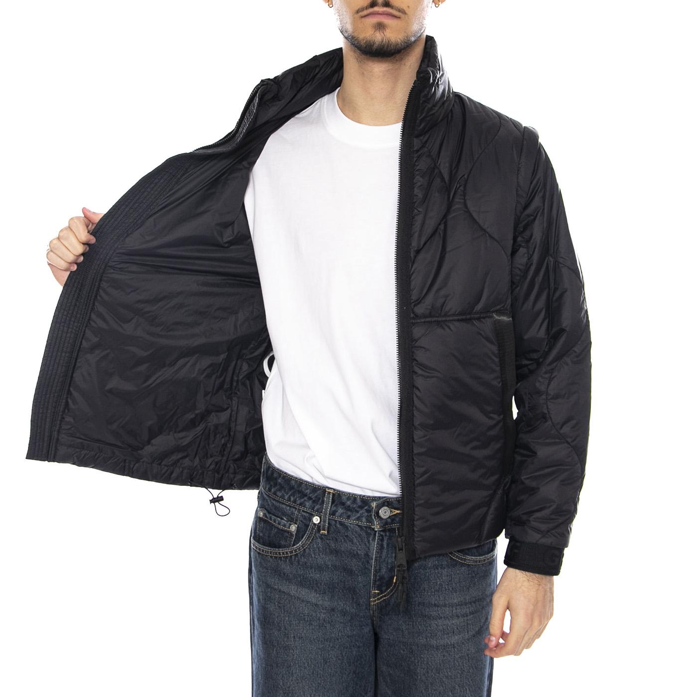 Two Padding Jacket Black - Giacca Piumino Uomo Nera OGJ023-BLACK . OFF GRID 