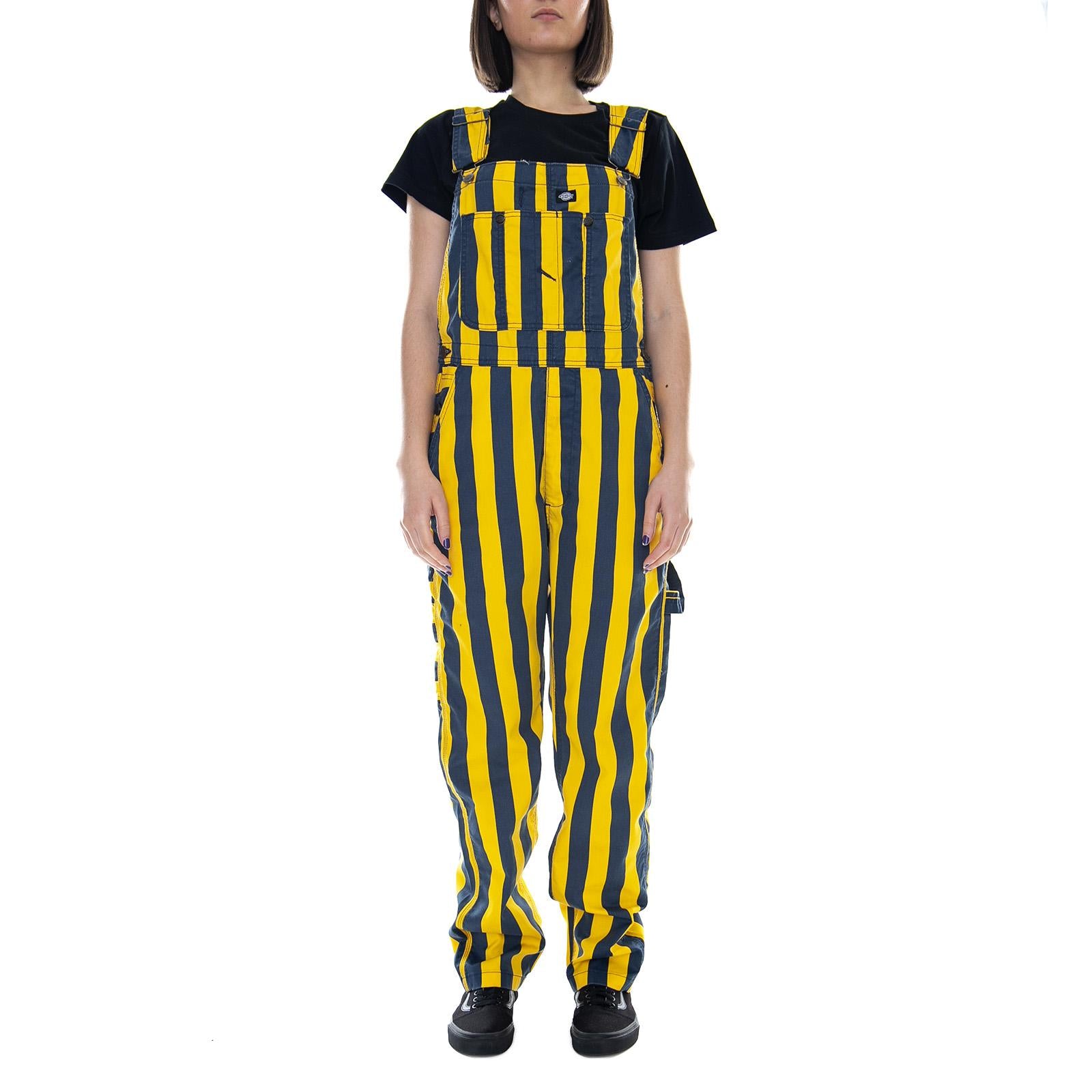 Fredonia - Custard/Black - Salopette Donna 01310033W-CUS . DICKIES 