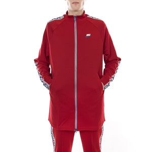M NSW TAPED TRACK JKT POLY GYM RED/GYM BLUE/SAIL AJ2681-687  NIKE 