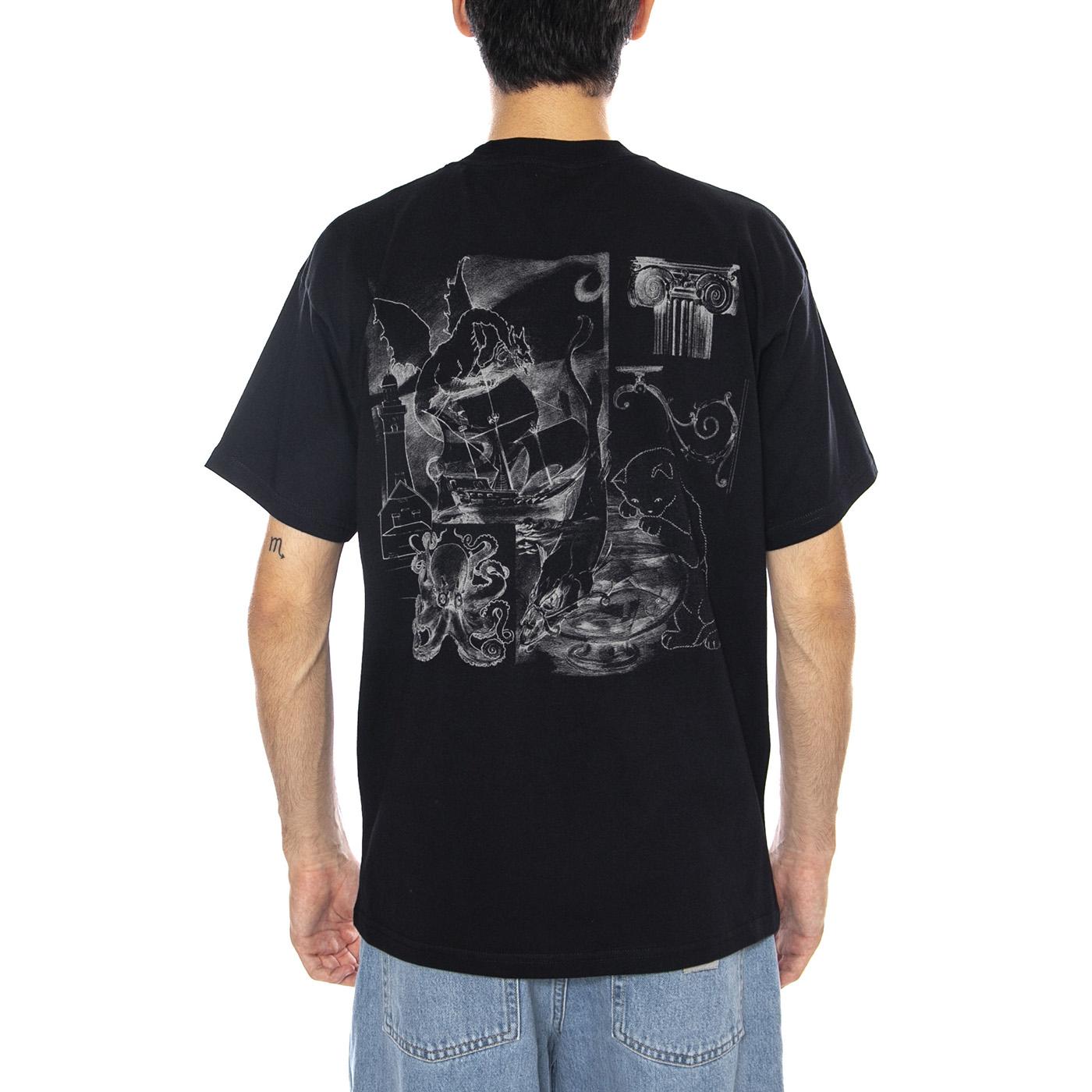 S/S Okniceok 02 T-Shirt Black- Maglietta Girocollo Uomo Nera I035550.89XX  CARHARTT WIP 