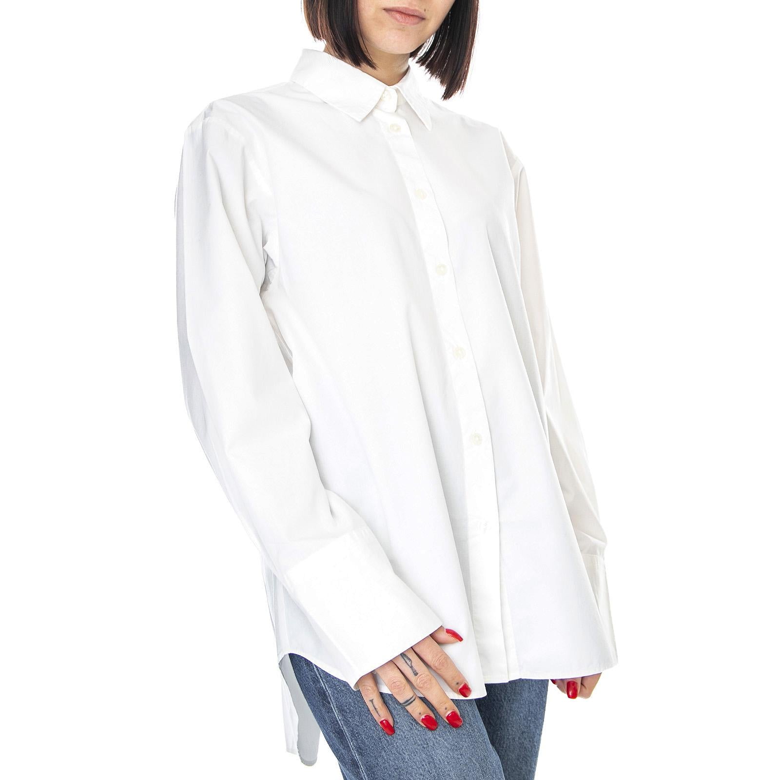 Womens Arden Blouse Shirt - Tallow White - Camicia Donna Bianca 330323-263  ELVINE 