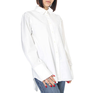 Womens Arden Blouse Shirt - Tallow White - Camicia Donna Bianca 330323-263  ELVINE 