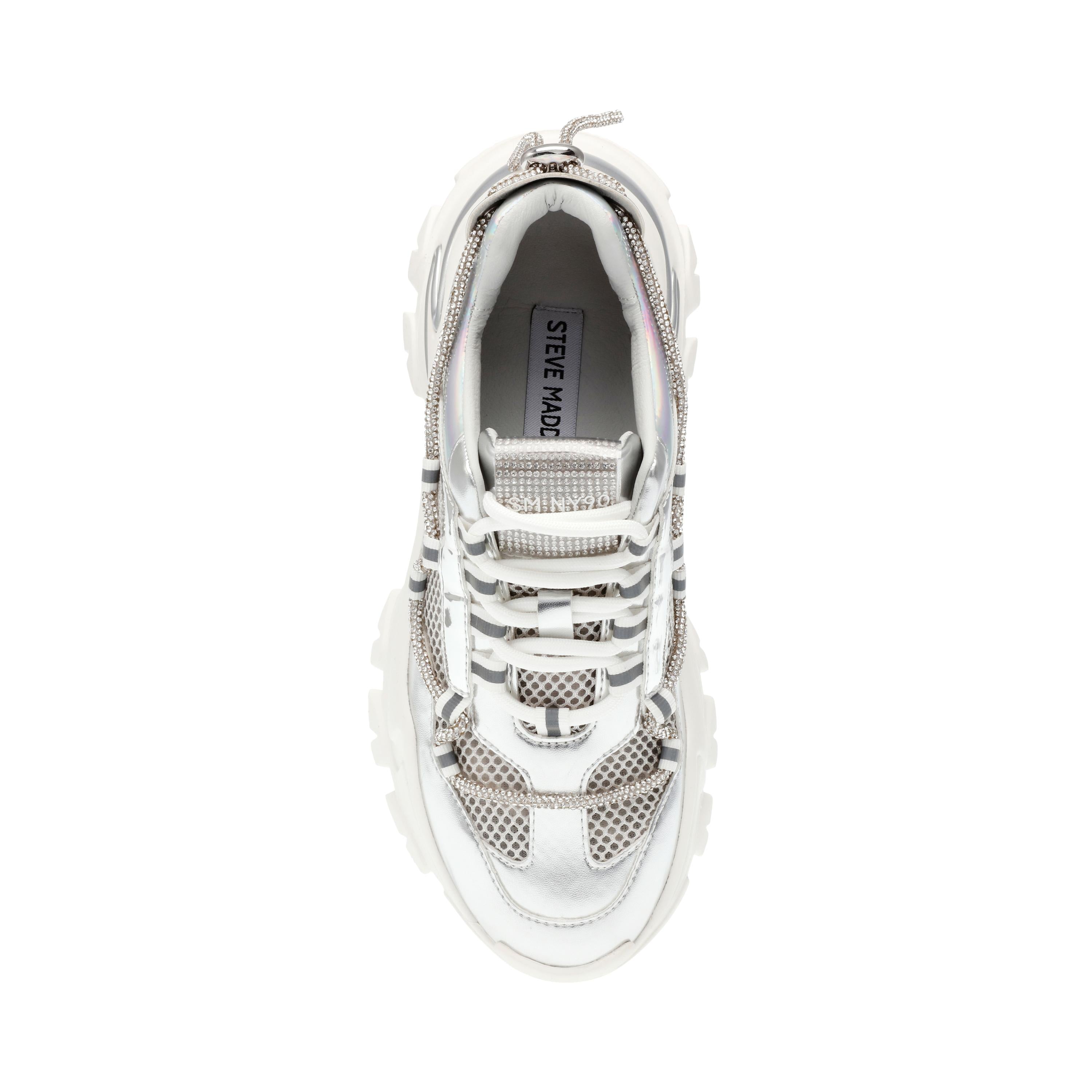 Miracles Silver / White - Scarpe Stringate Donna Multicolore SMPMIRACLES-04D  STEVE MADDEN 