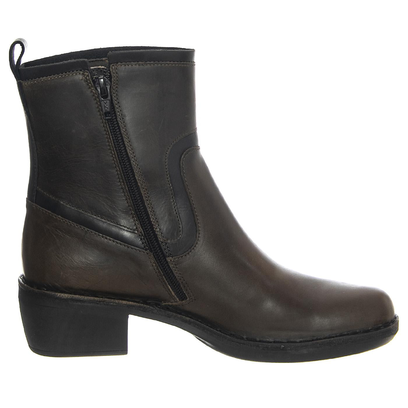 W' Miziq02fly Rug Diesel / Black Boots - Stivali Donna Neri P211102002  FLY LONDON 