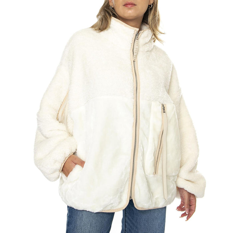 Marlene Sherpa Jacket II Cream - Giacca Donna Bianca UGC1134993-CRM  UGG 