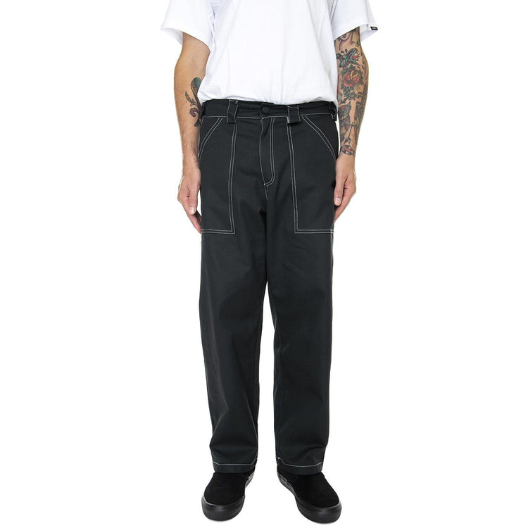 Hangar Pants Black - Pantaloni Uomo Neri W22P-HANGAR-BLK  USUAL 
