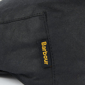Cheviot Wax Flat Cap Black Winter Dress - Cappello a Coppola Nero 222MMHA0294-BK11  BARBOUR 