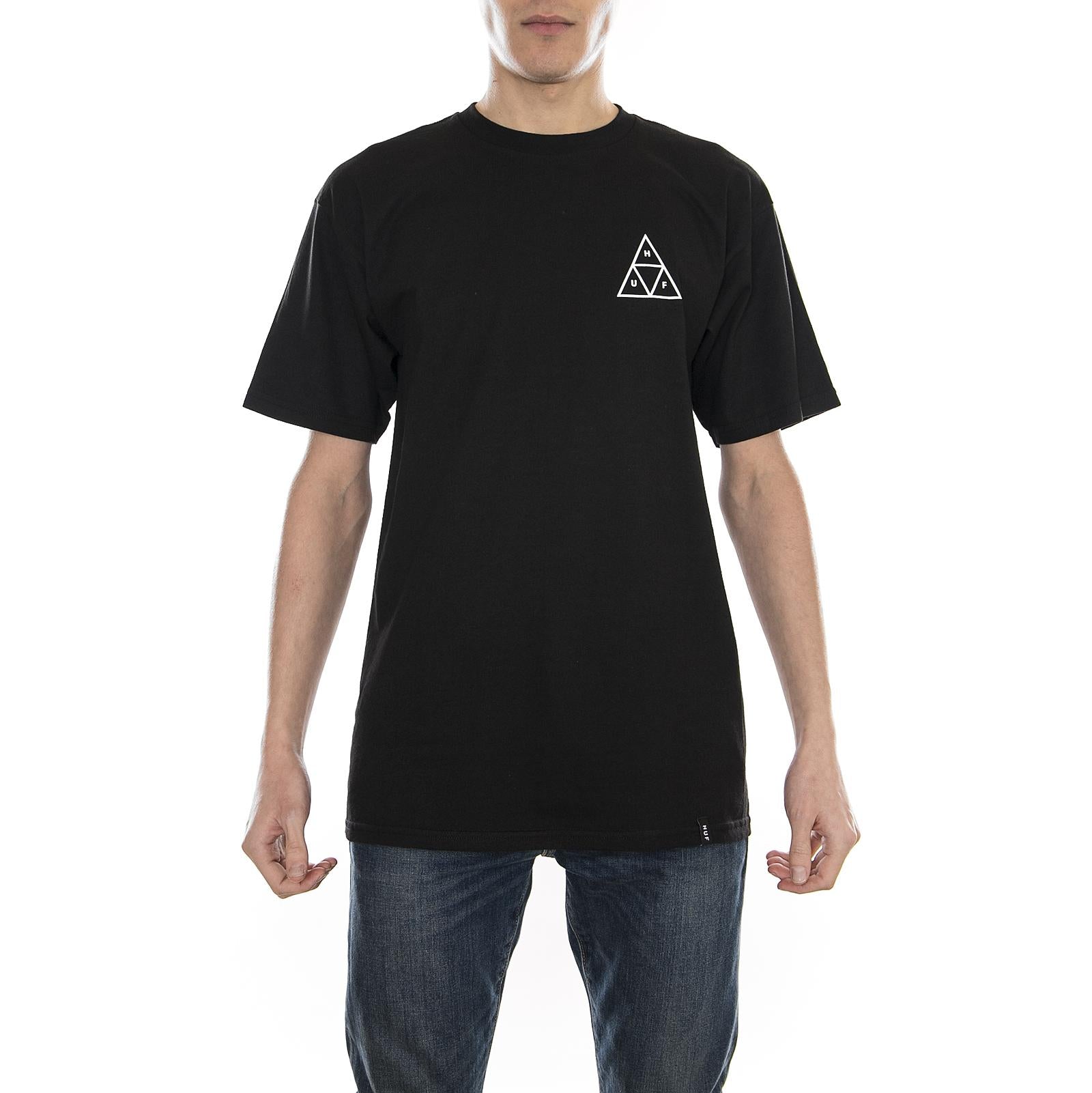 SK8 RAT TT S/S TEE BLACK TS00334-BLACK  HUF 