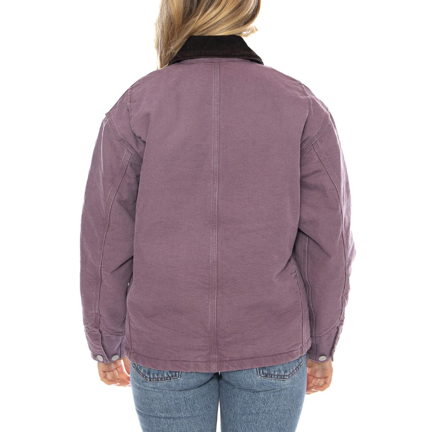 W Carhartt OG Michigan Coat - Phlox / Tobacco - Cappotto Donna I035671_3A8_4O . CARHARTT WIP 