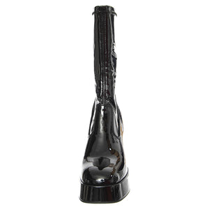 Hedonist Black Stretch Patent PU - Stivali Donna Neri WSSHEDONIST-BLK  WINDSOR SMITH 