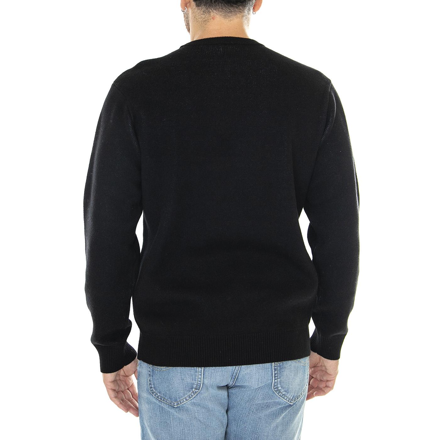 Bad News Crewneck Sweater Black - Maglione Girocollo Uomo Nero KN00463-BLACK  HUF 
