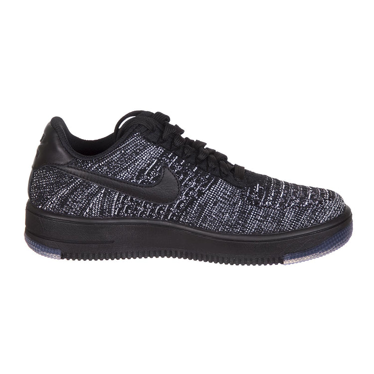 NIKE AIR FORCE 1 FLYKNIT LOW BLACK/BLACK-WHITE 93369_4  NIKE 