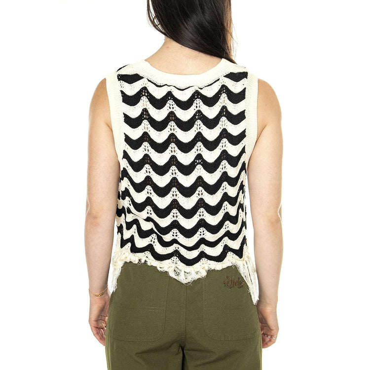 Top punto con flecos Zigzag - Top Donna Multicolore 41W/10700 . WILD PONY 
