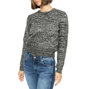 Snowflake Pullover Marled Yarn Caviar & Neutral - Maglione Donna Grigio A9283-0010  LEVIS 