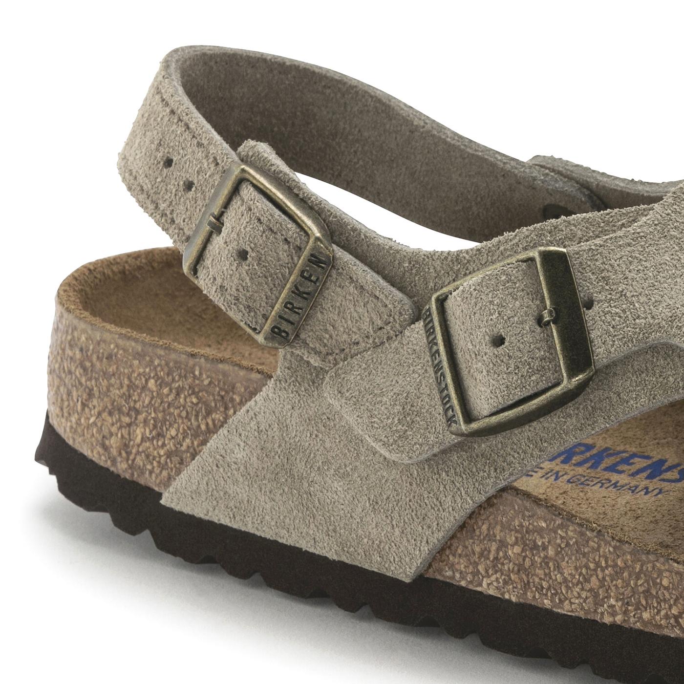 Tulum SFB Taupe Suede Leather - Sandali Donna Grigi 1024110  BIRKENSTOCK 
