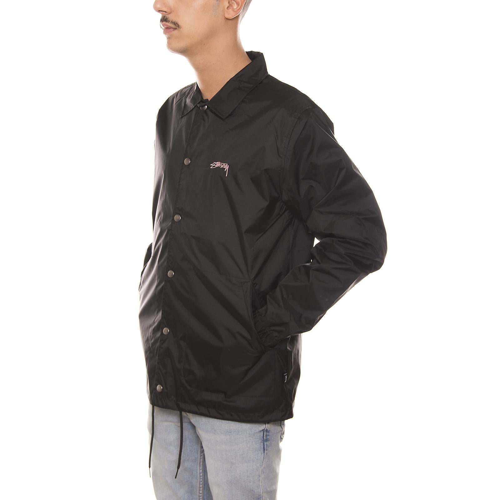 SPRING COACH JACKET BLACK 115332-BLACK  STUSSY 