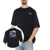 M LQD BOX NSE OS SS TEE - T-shirt Homme Ras du Cou Noire THE NORTH FACE