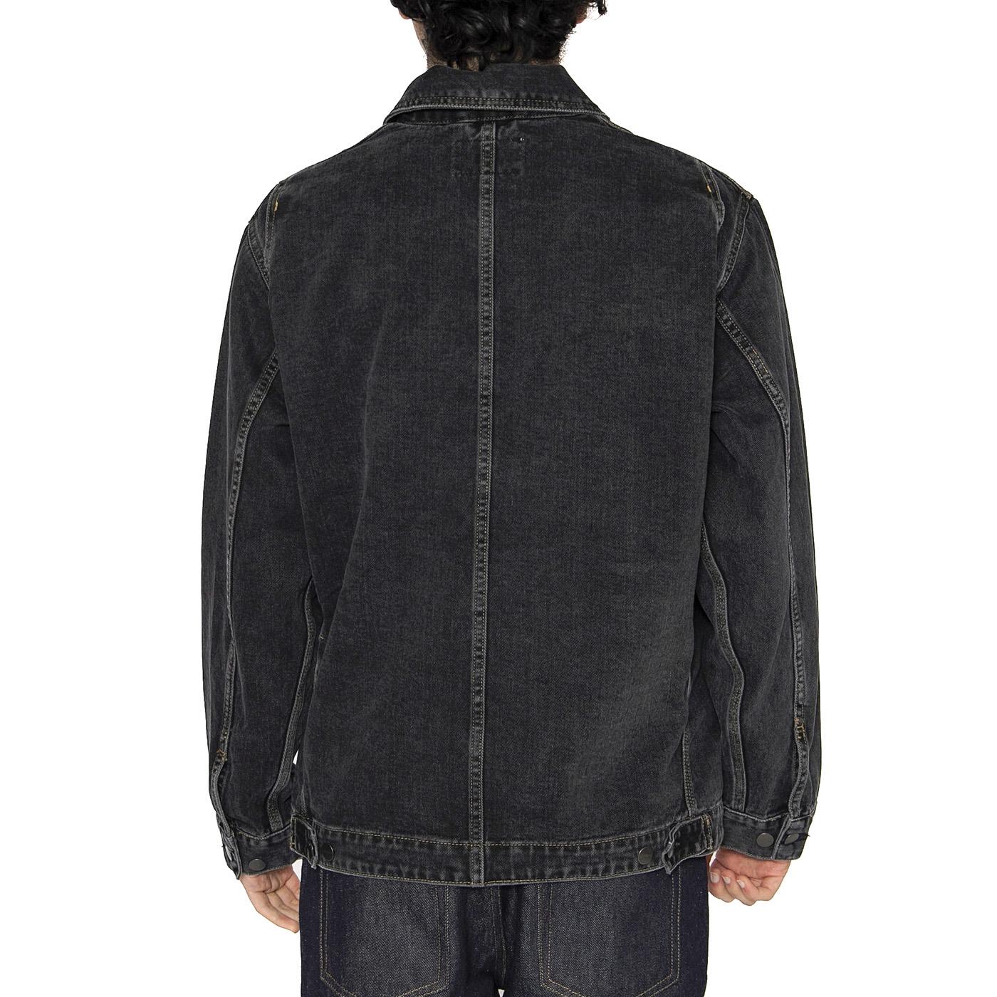 OG Double Front Jacket Black - Giacca Denim Jeans Uomo Nera I034866.8906  CARHARTT WIP 