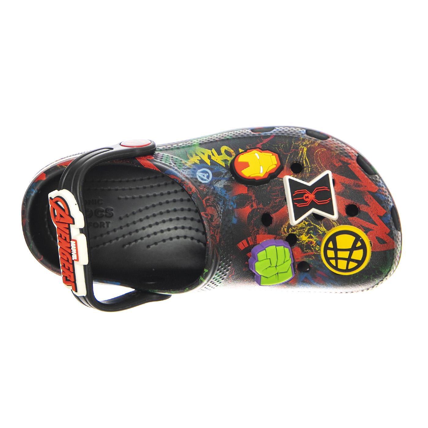 Kids Classic Marvel Avengers Clog K BLK - Sandali Bambino Neri CR.207721-BLK  CROCS 