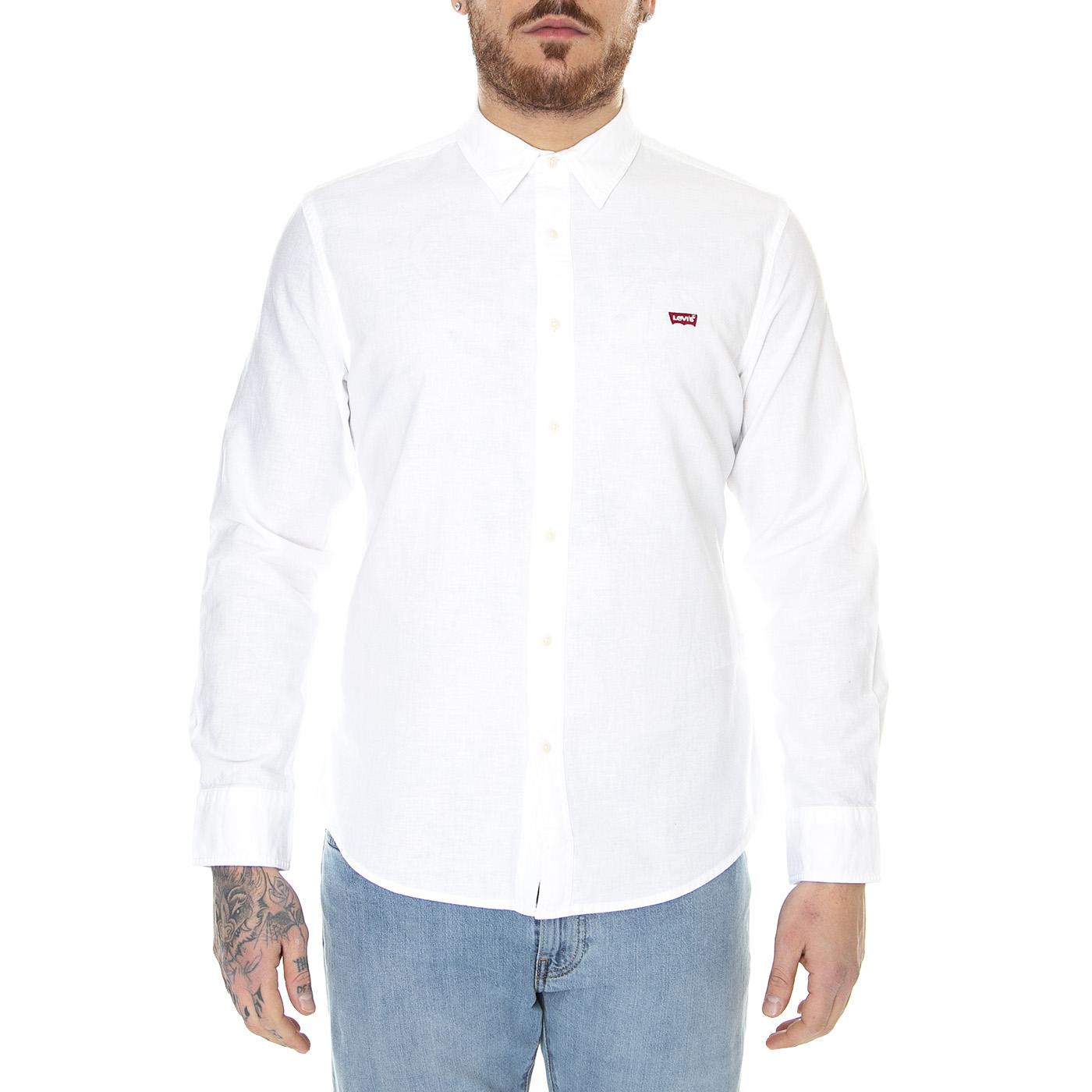 LS Battery Hm Shirt Slim White Neutral - Camicia Uomo Bianca 86625-0002  LEVIS 