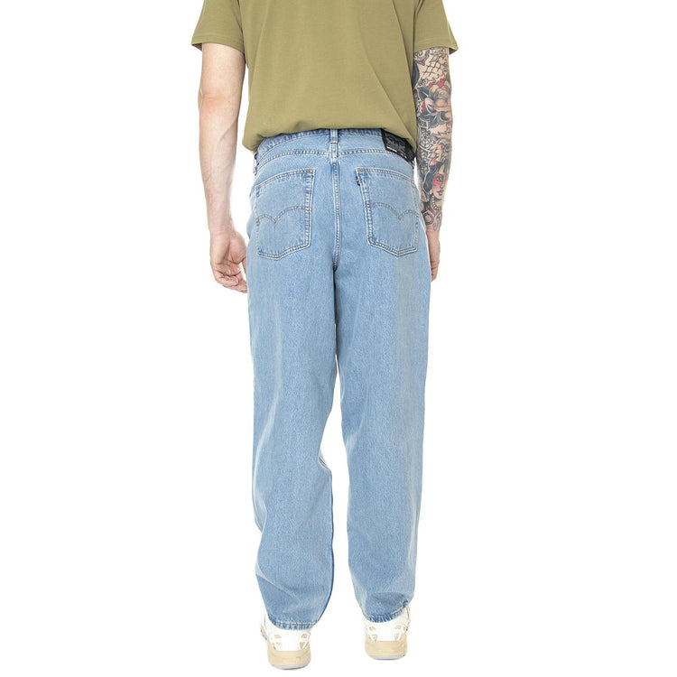 Skate Super Baggy Simple Rinse Med Indigo Flat Finish - Pantaloni Denim Jeans Uomo Blu A4298-0003  LEVIS 