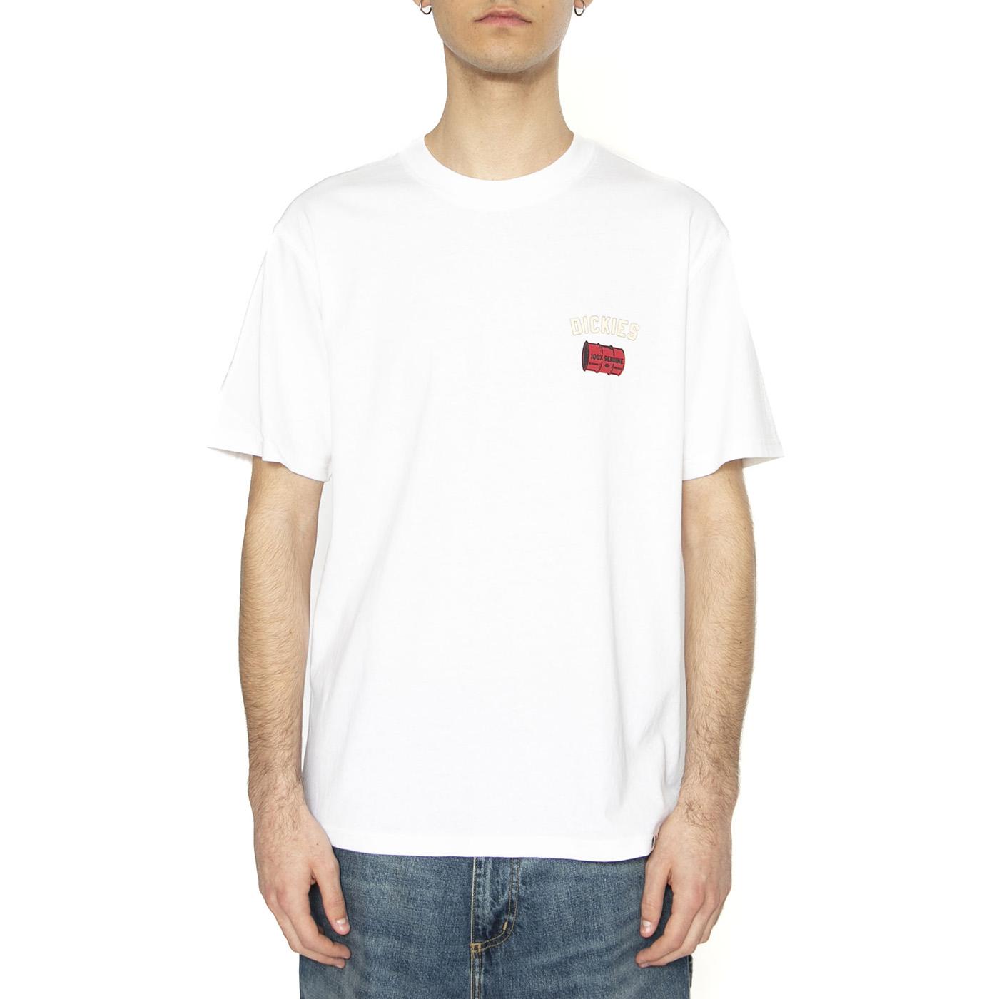 Service Crew SS Tee White - Maglietta Girocollo Uomo Bianca DK0A4Z8T0WH1  DICKIES 