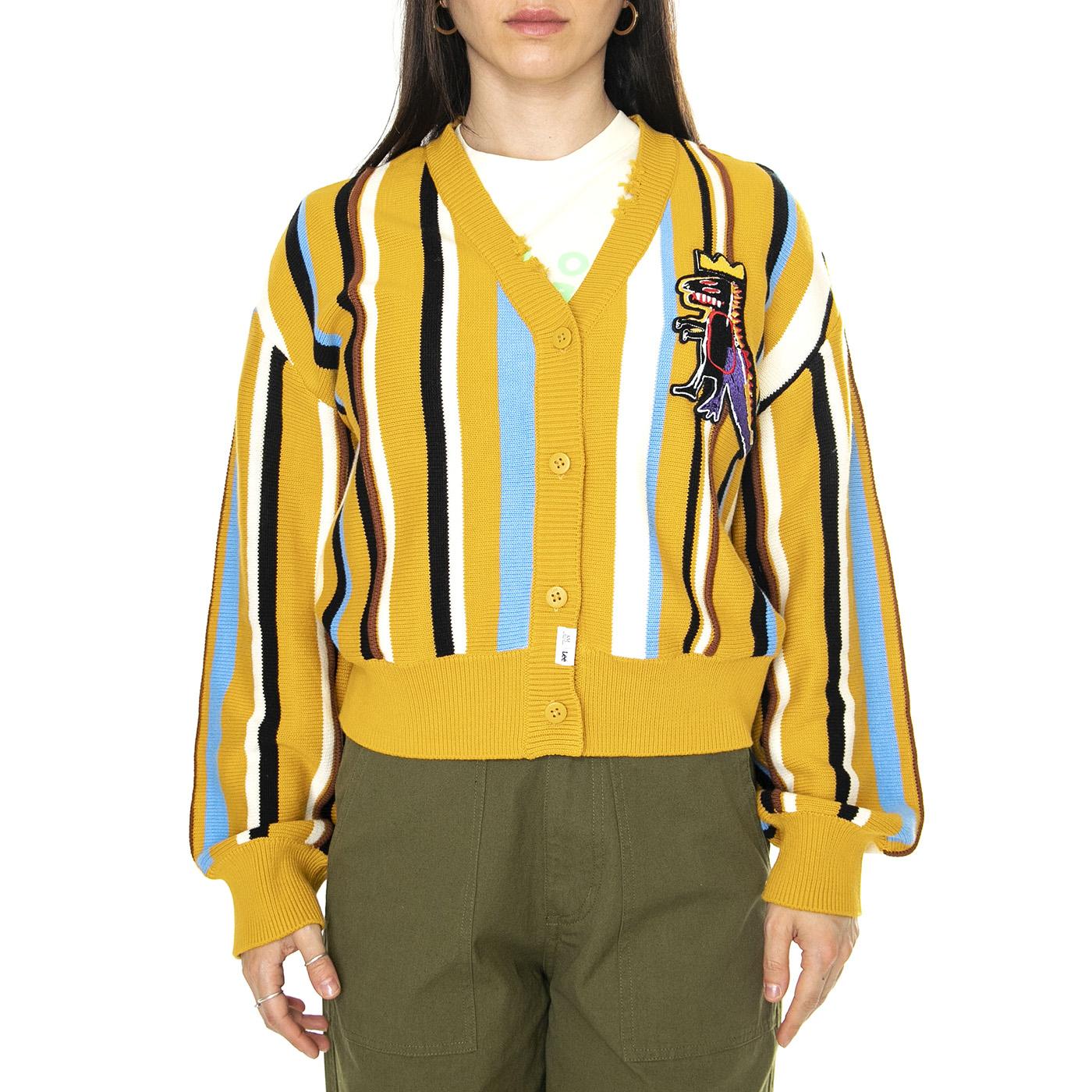 JMB Cardigan Tawny Olive Orange - Cardigan Donna Arancione 112359240  LEE 