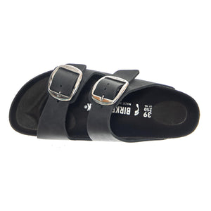 Arizona Big Buckle Oiled Leather Narrow Fit - Sandali Donna Neri 1011075 BLK BIRKENSTOCK 