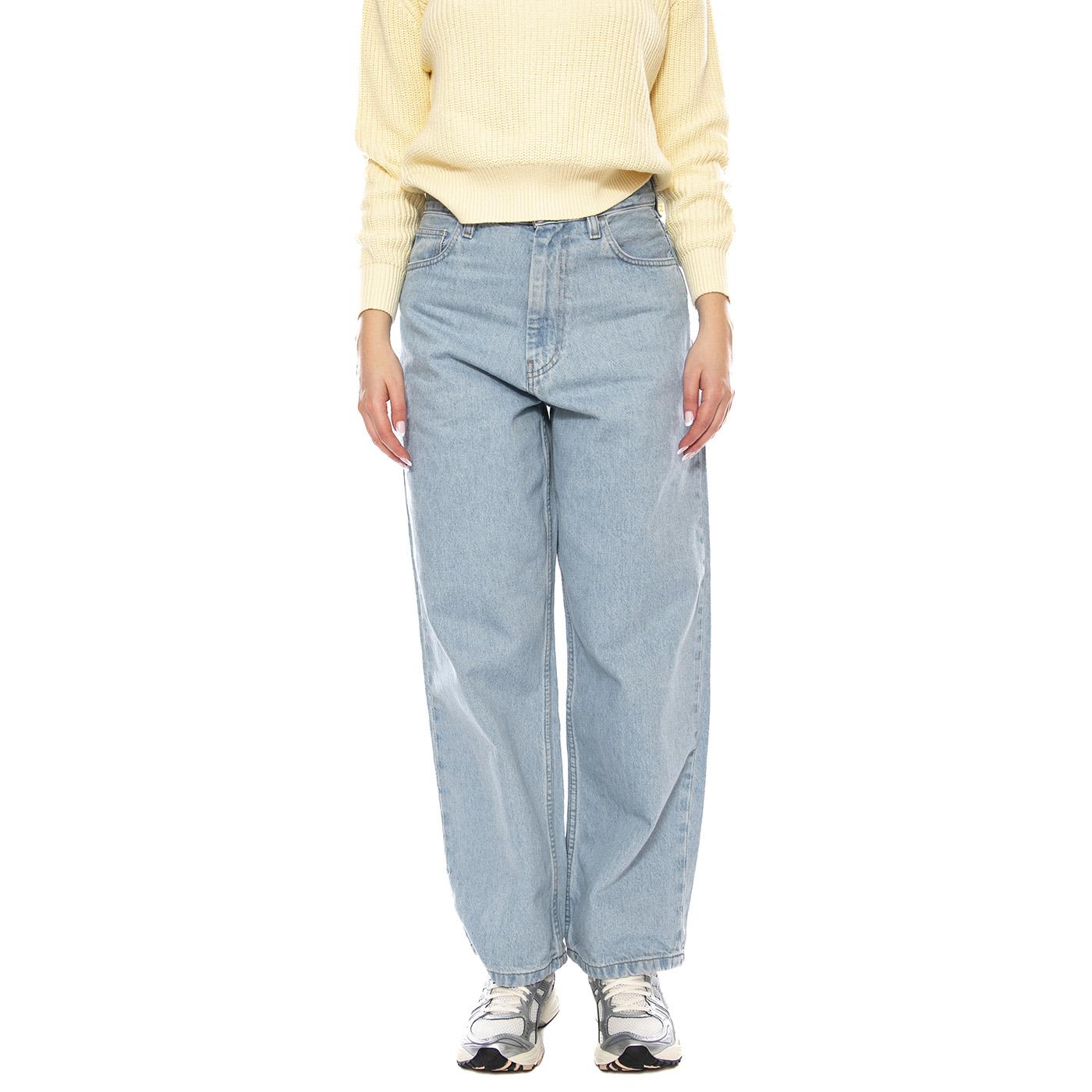 W Carhartt Brandon Pant - Blu Denim - Jeans Donna I035892.01.A3 . CARHARTT WIP 