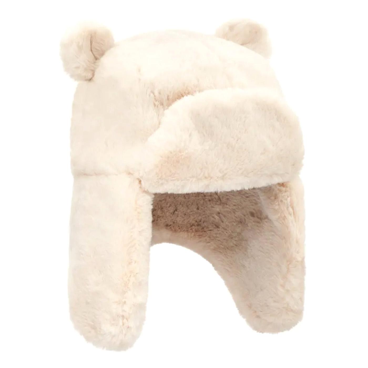 Berretto K Faux Fur Trapper W Ears - Cappellino Bianco 21700-WHT  UGG 