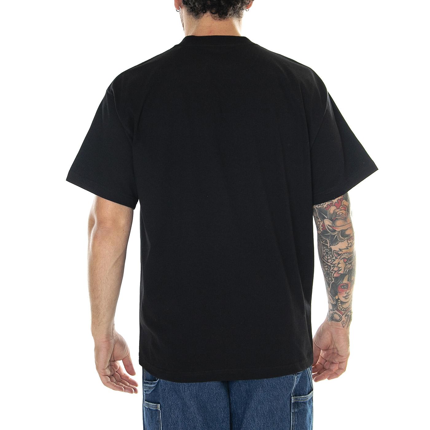 S/S Underground Sound T-Shirt Black - Maglietta Girocollo Uomo Nera I032423.89XX  CARHARTT WIP 