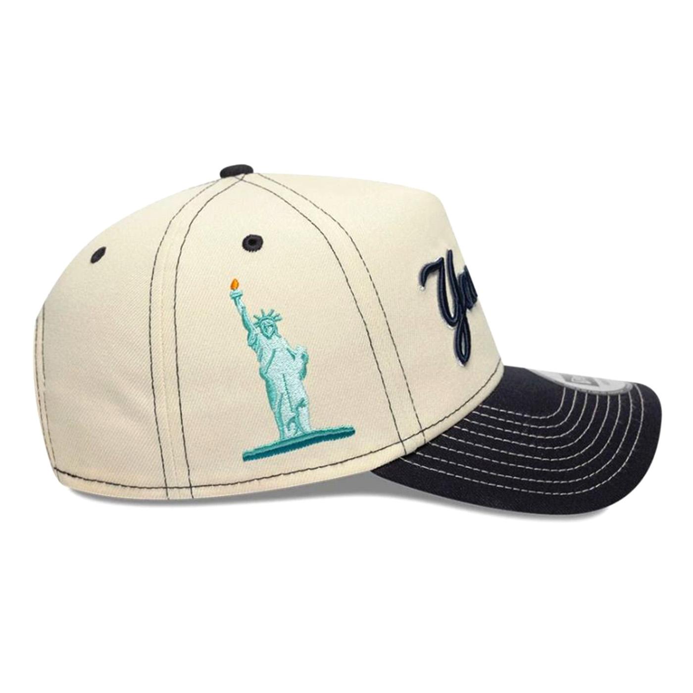CITY ICON E-FRAME NEW YORK YANKEES BLUE / B BEIGE - Cappellino con Visiera Multicolore 60856325 LTCNVY NEW ERA 