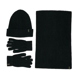 X-Mas Pack Black Os - Set Cappello, Scaldollo, Guanti Nero 112342469-BLACK  LEE 