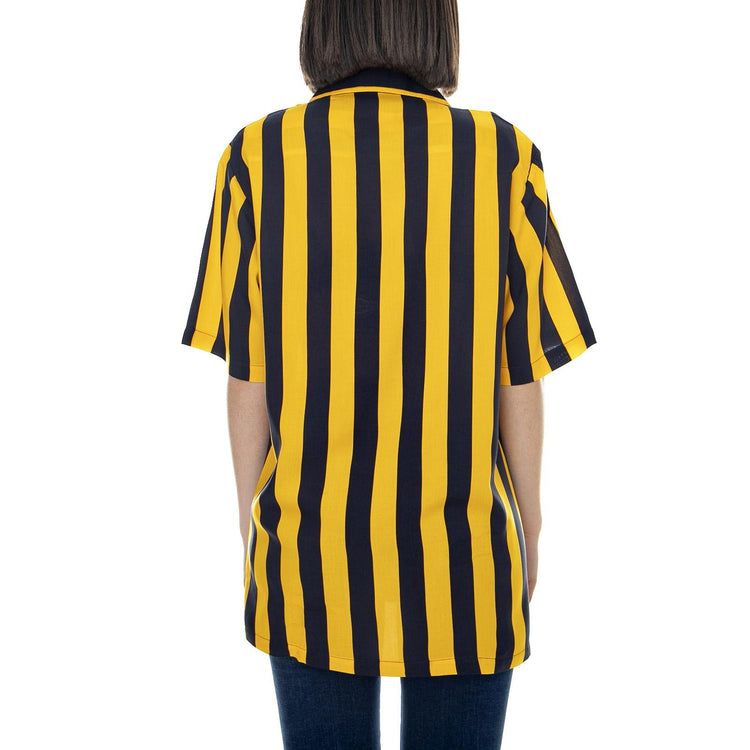 Roslyn - Custard/Black - Camicia Maniche Corte Donna 05200340W-CUS . DICKIES 