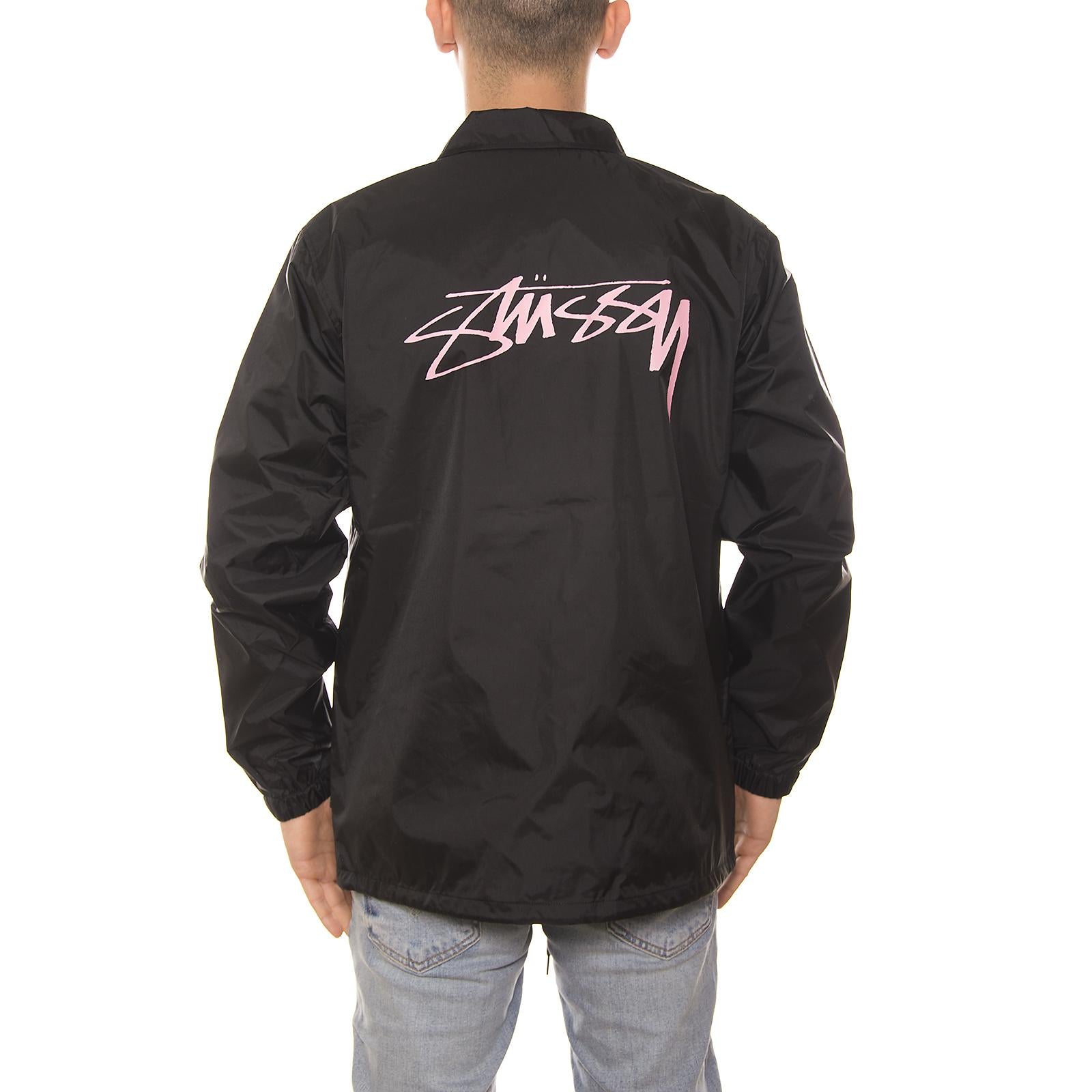 SPRING COACH JACKET BLACK 115332-BLACK  STUSSY 