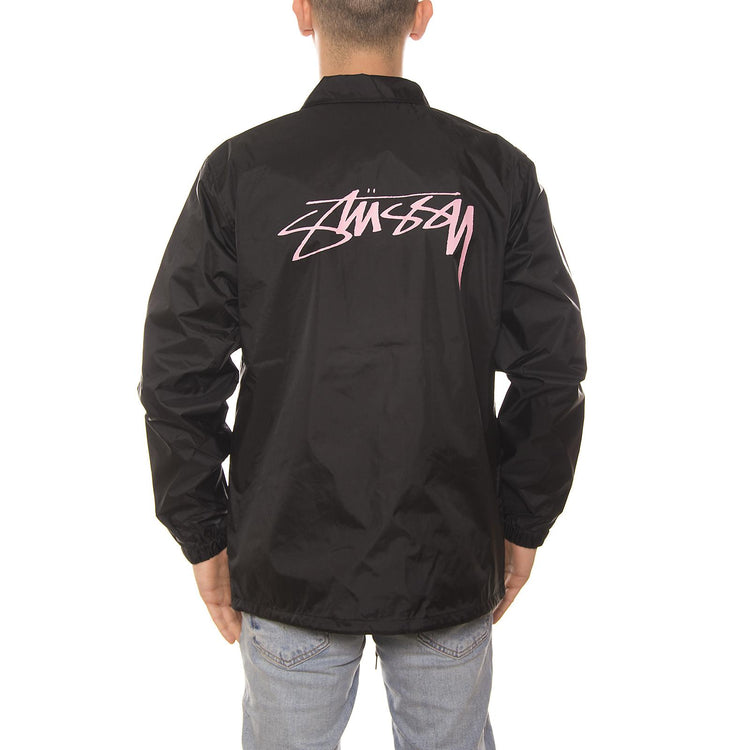 SPRING COACH JACKET BLACK 115332-BLACK  STUSSY 