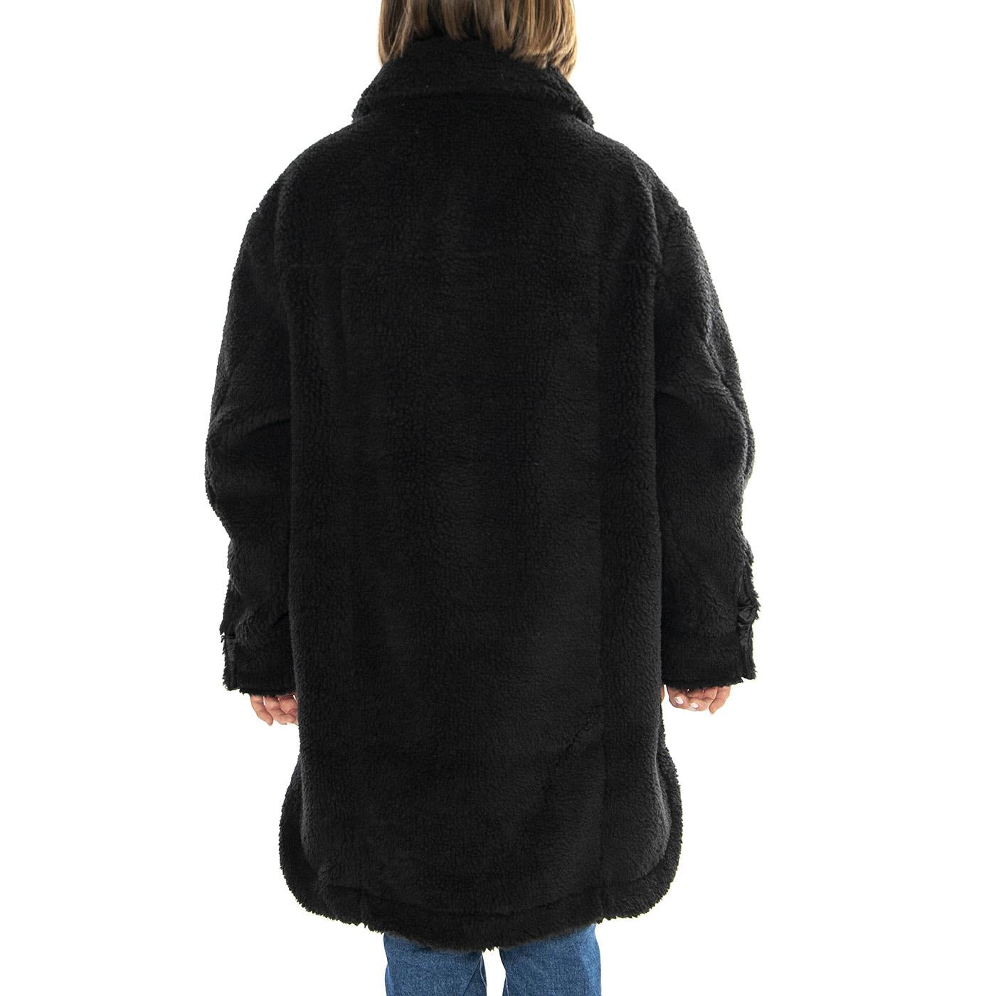 Frankie Uggfluff Shirt Jacket Black - Giacca Donna Nera UGC1144453-BLK  UGG 