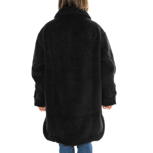 Frankie Uggfluff Shirt Jacket Black - Giacca Donna Nera UGC1144453-BLK  UGG 