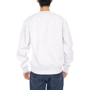 Carhartt Sweat Ash Heather / Rondo - felpa Girocollo Uomo Grigia I030546.38HXX  CARHARTT WIP 
