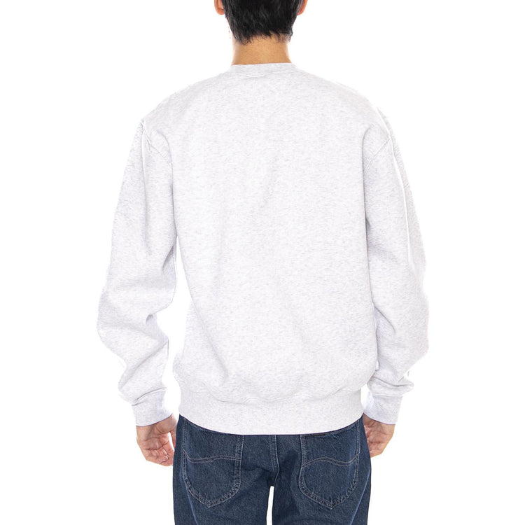 Carhartt Sweat Ash Heather / Rondo - felpa Girocollo Uomo Grigia I030546.38HXX  CARHARTT WIP 
