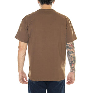 S/S Chase T-Shirt Tamarind / Gold - Maglietta Girocollo Uomo Marrone I026391.1R0XX  CARHARTT WIP 