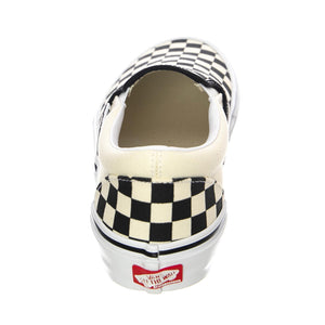 Mens Skate Slip-On Black / Off White Checkerboard Shoes VN0A5FCAAUH1  VANS 