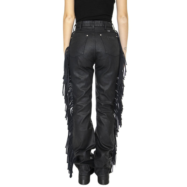 Westward Black - Pantaloni Denim Jeans Donna Neri W2H3G210032  WRANGLER 