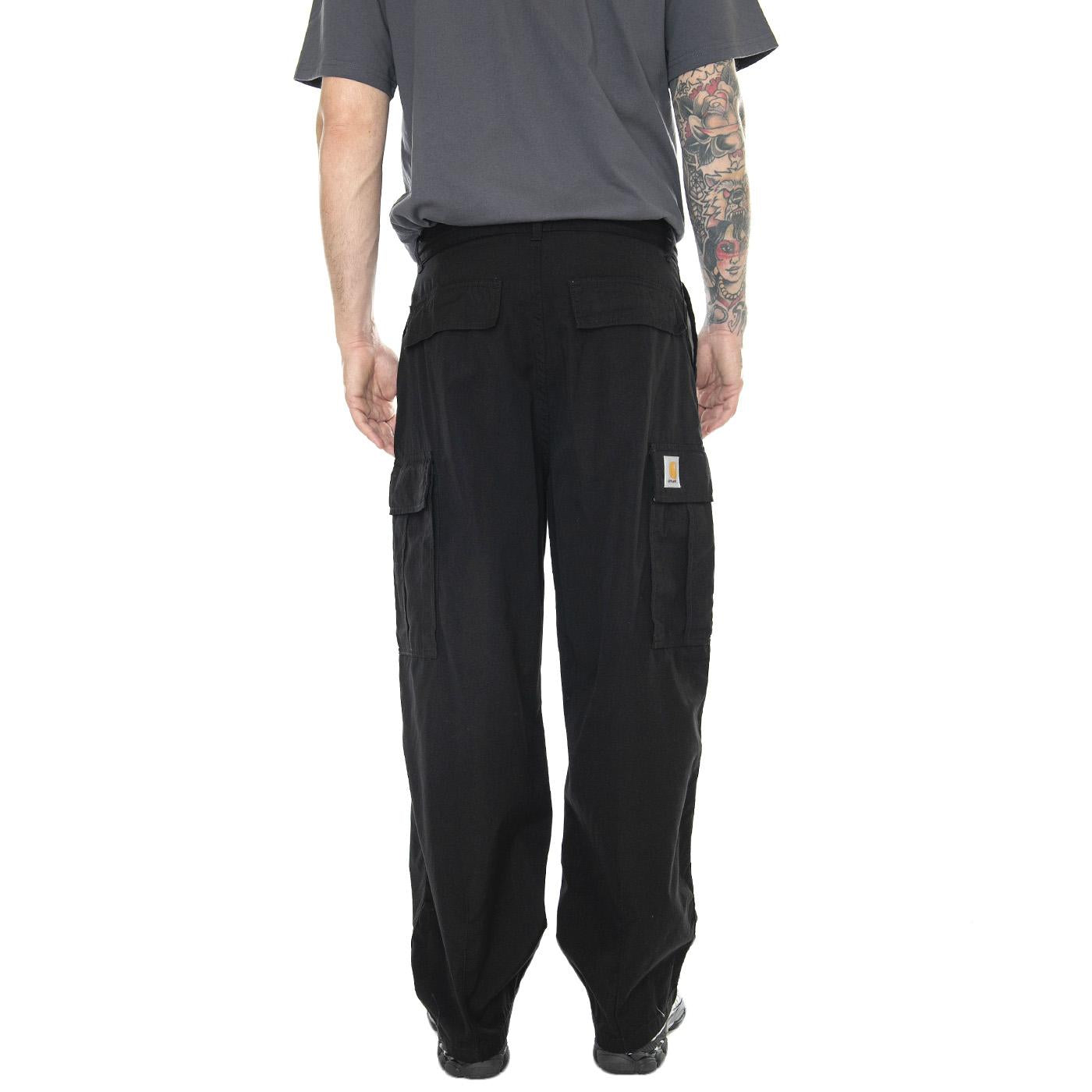 Cole Cargo Pant Black /rinsed - Pantaloni Cargo Uomo Neri I030477.8902  CARHARTT WIP 