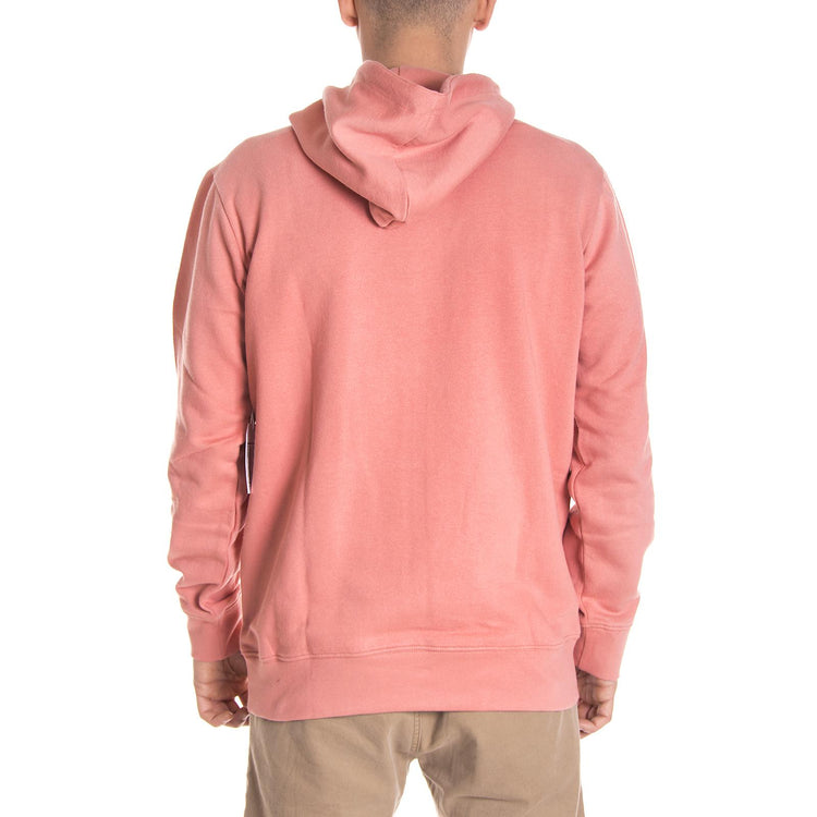 TYPE HOODED FLEECE DUSTY ROSE GREY 111610056-ROS  OBEY 